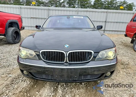 2007 BMW 750 z USA, uszkodzony, nr VIN WBAHN83527DT77195